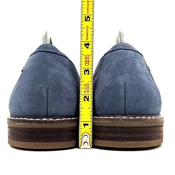 Easy Spirit Jaylin Blue Leather Slip-On Comfort Loafers Shoes Women’s Size 11W - Picture 5 of 12